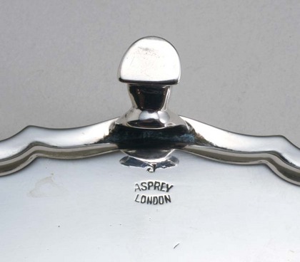 Asprey Silver Piecrust Waiter